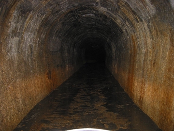 Im Tunnel Richtung Jafferau